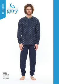 MEN'S PAJAMAS S/L S60030 Tellini S.r.l. Wholesale Clothing